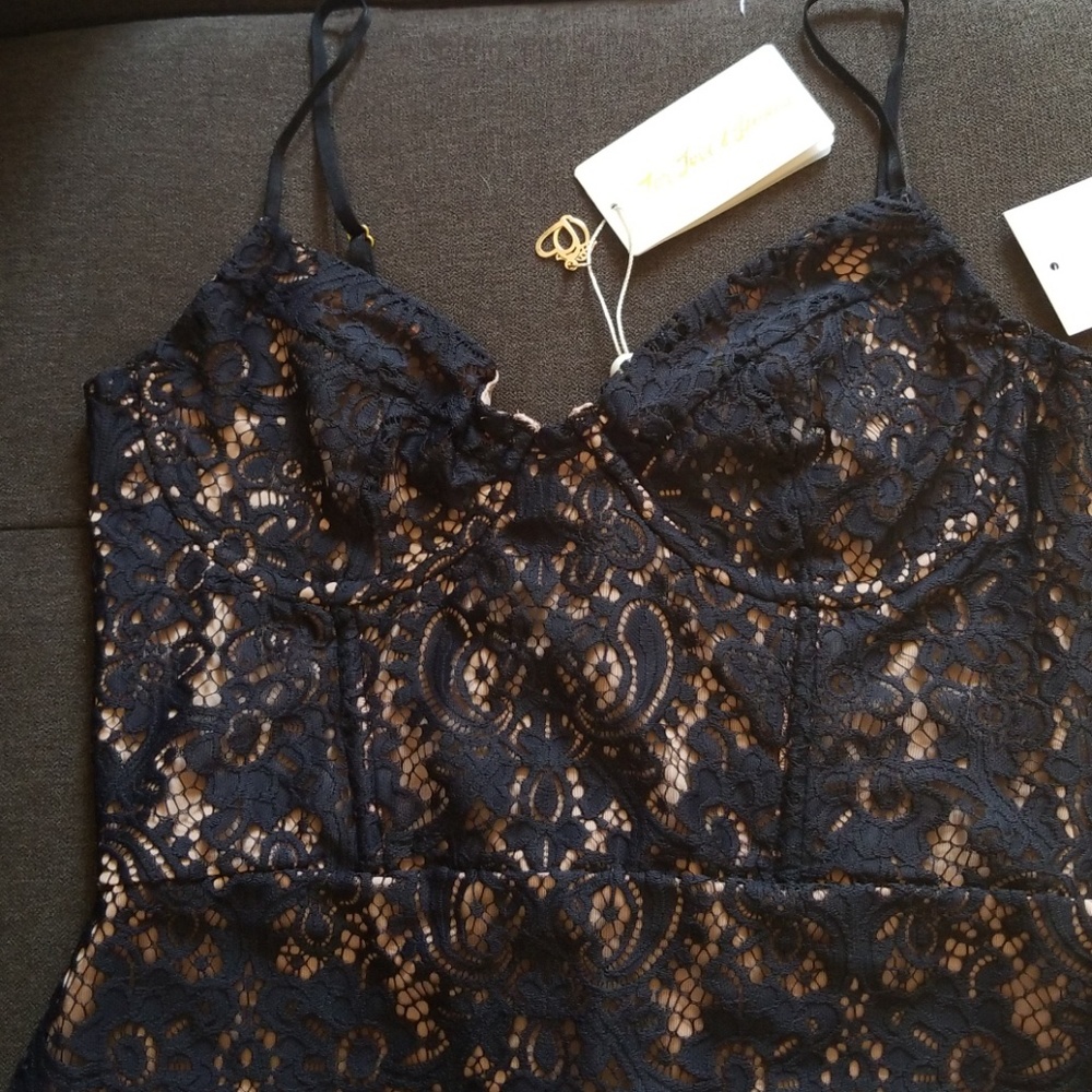 For love and lemons black lace dress